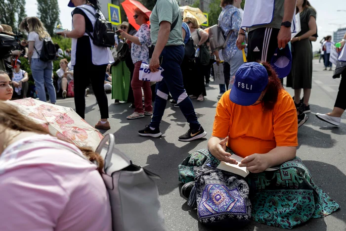 Profesorii sunt deja în cea de-a doua săptămână de proteste / foto: arhivă