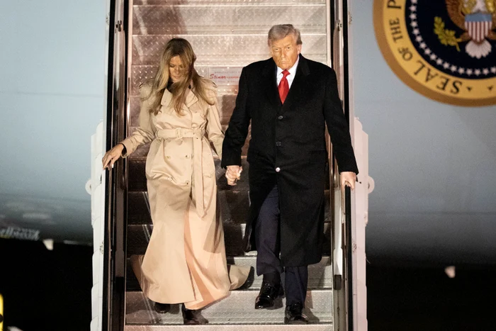 Trump și Melania, forțați să schimbe elicopterul FOTO: Profimedia