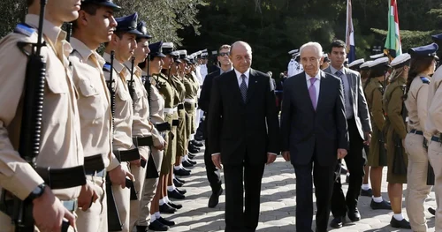 traian basescu israel shimon peres FOTO Mediafax