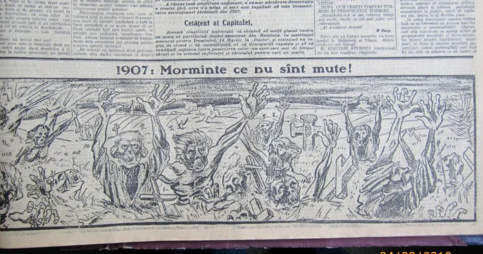 După
înăbuşirea răscoalelor, ani în şir, „Adeverul” a denunţat abuzurile
guvernanţilor