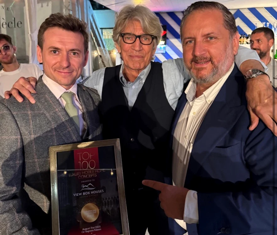 Cristian Pătruș, Eric Roberts și Edi Irimia, parteneri de afaceri foto: I Șucces 