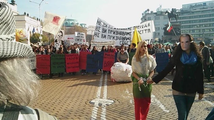 Protest anti-guvernamental al studenţilor bulgari