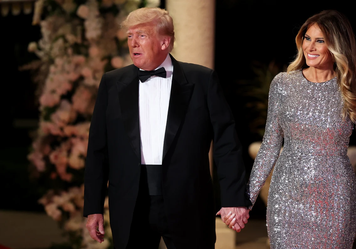 Melania și Donald Trump, Getty