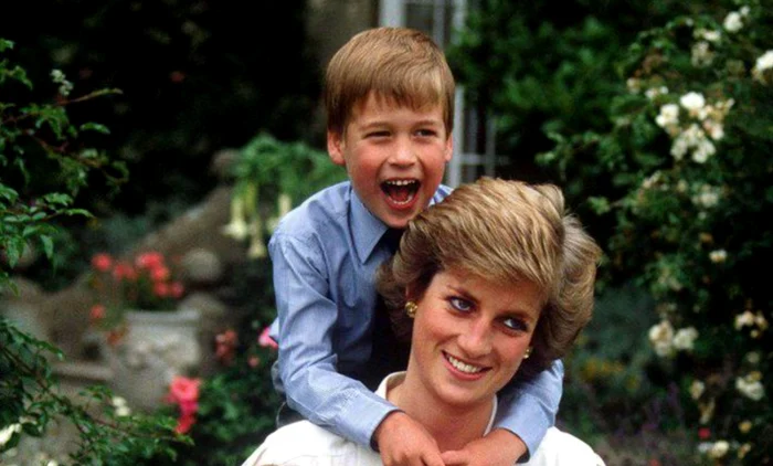 Prinţul William şi Prinţesa Diana. Foto: Profimedia