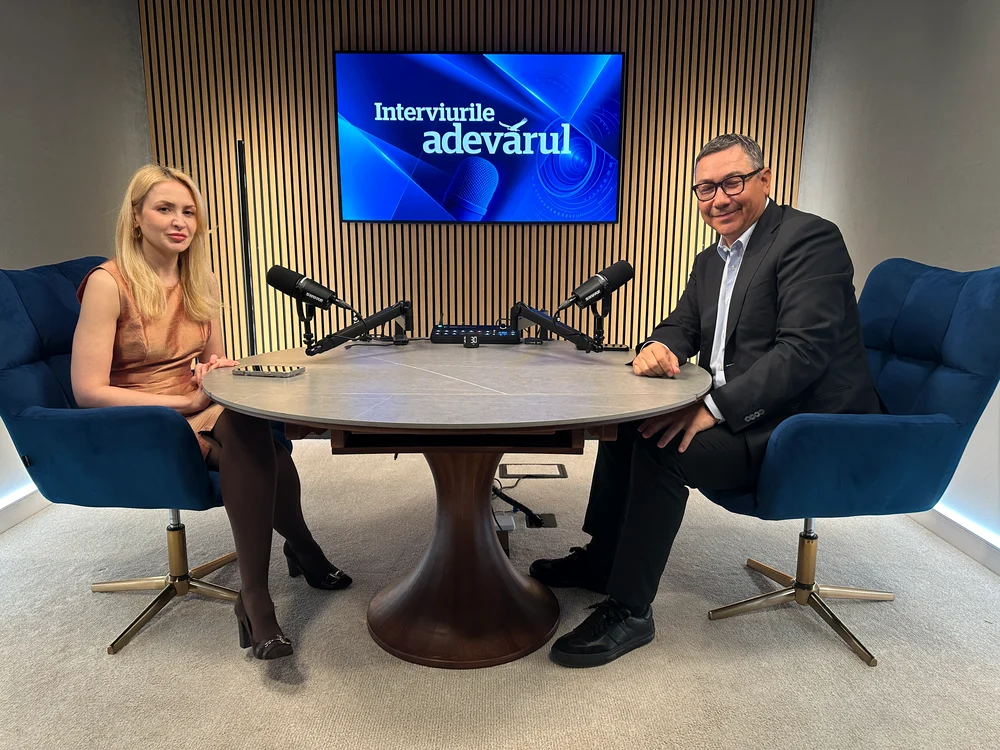 Ponta la Interviurile Adevărul. FOTO: Cătălin Mănescu