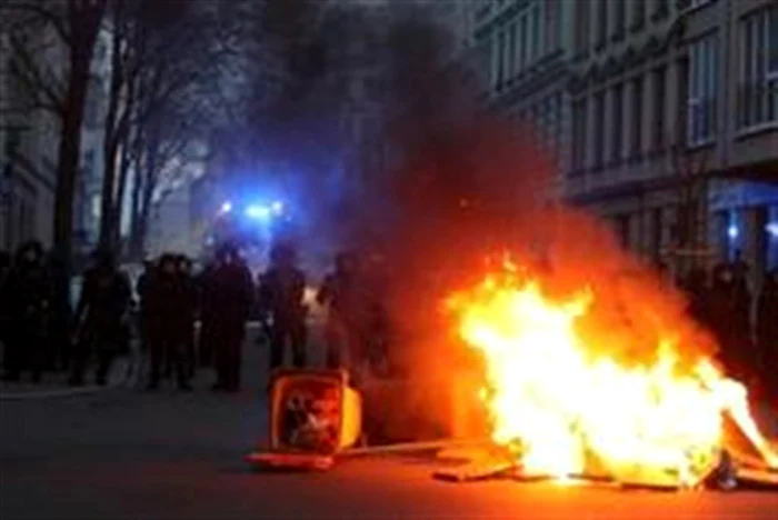 Manifestaţii violente la Leipzig