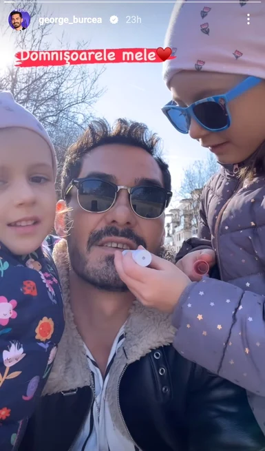 Imaginea postată de actor pe InstaStory 