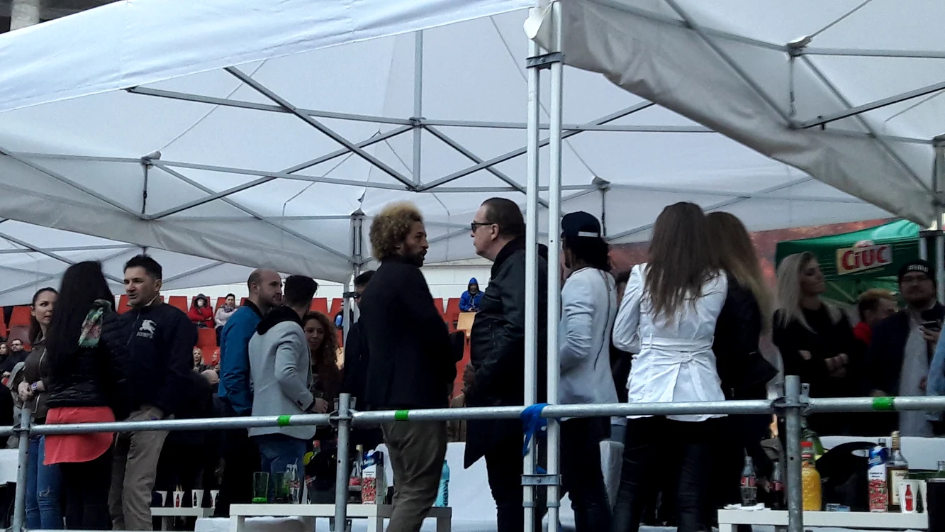 Gabriel Cotabiţă şi Kamara au fost şi ei la concertul Carla's Dreams
