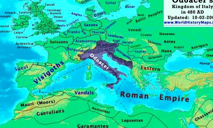 Cine a fost Odoacru, barbarul care i a alungat pe ultimii lideri ai Imperiului Roman de Apus? jpeg