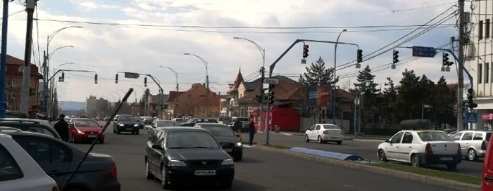 Intersecţia unde au ales cei doi severineni să protesteze