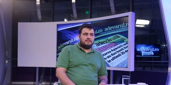 Cristian Bajora la Adevarul Live FOTO Robert Salcean 