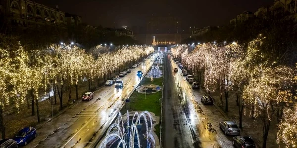 Lumini de Crăciun în București Foto Facebook CMIPB