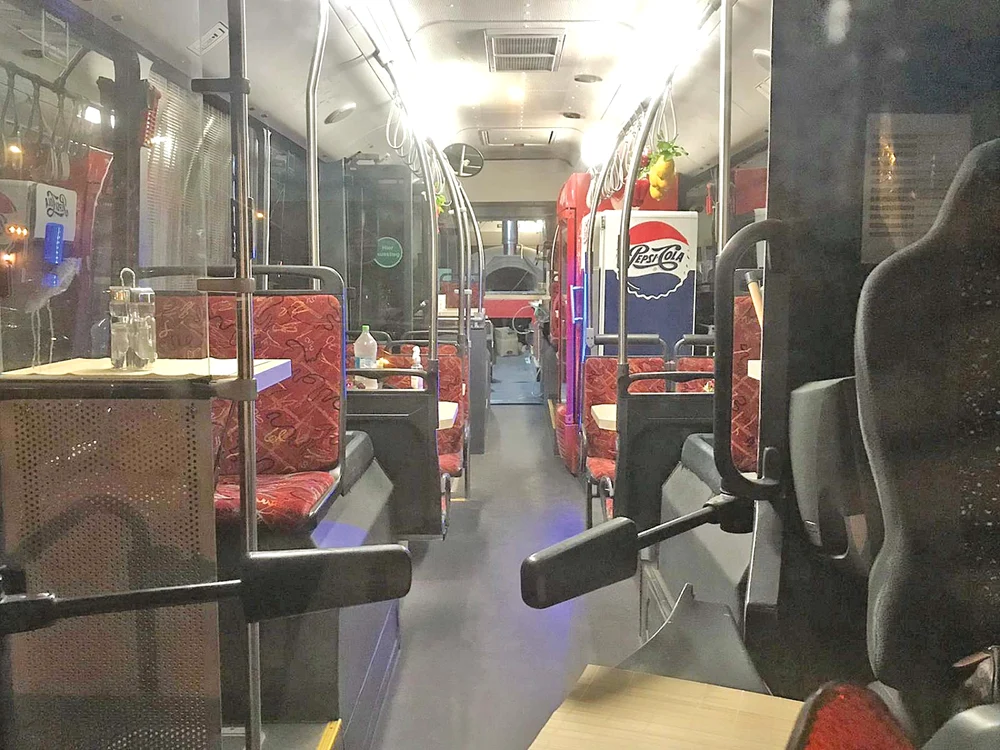 Aşa a fost amenajat interiorul vehiculului
