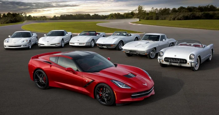 Cele şapte generaţii ale modelului Corvette