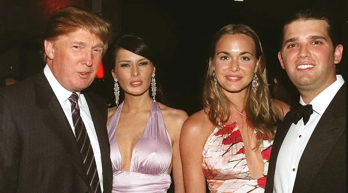 Donald Trump, Melania, Vanessa și Donald jr. Foto Bill Cunningham/The New York Times 