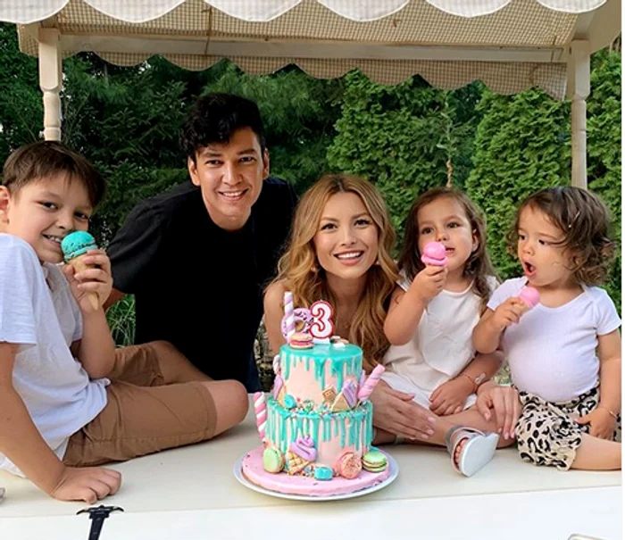 Elena Gheorghe şi Cornel Ene au împreună doi copii Foto:Arhivă personală