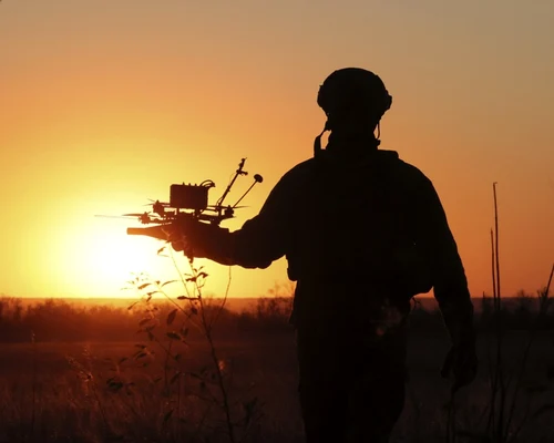 soldat ucrainean cu dronă zaporojie FOTO EPA EFE jpg