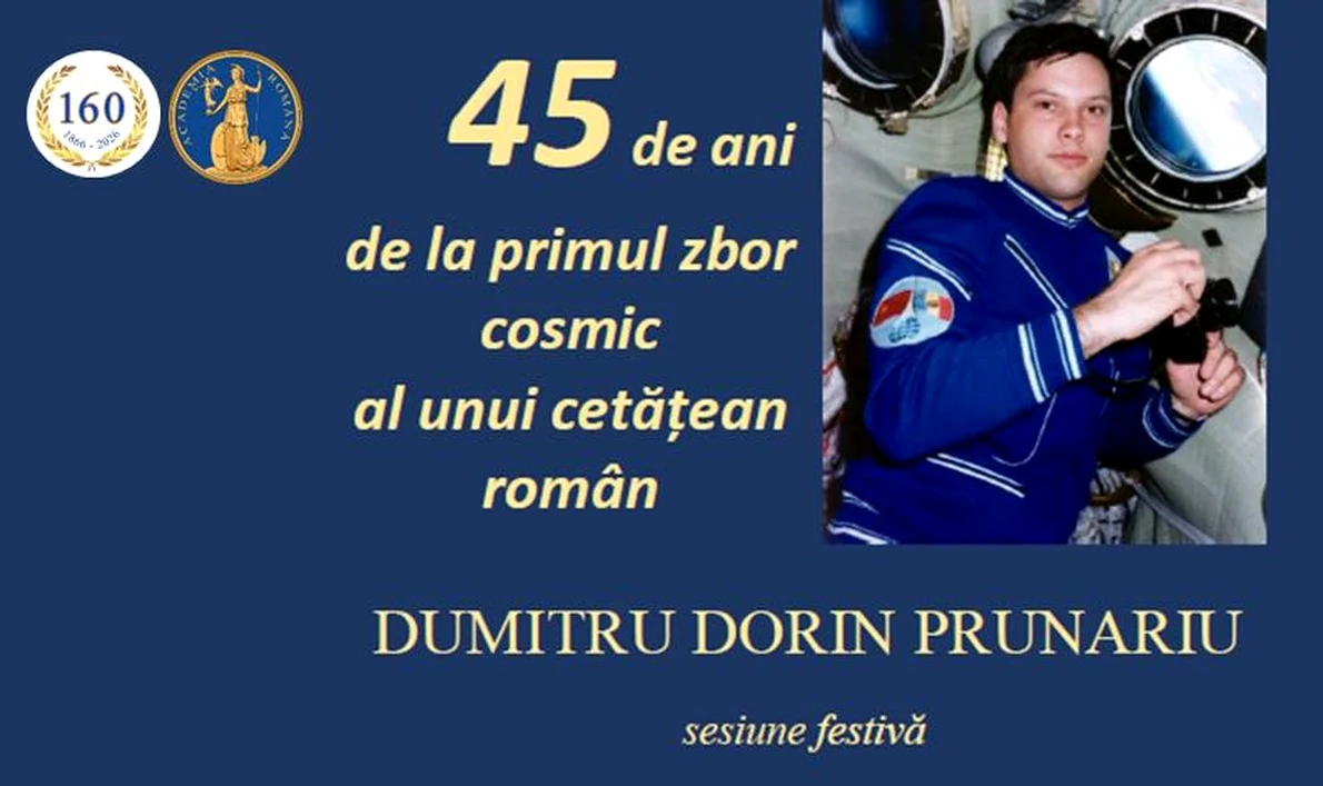 Sesiunea festivă „45 de ani de la primul zbor cosmic al unui cetățean român”, la Academia Română