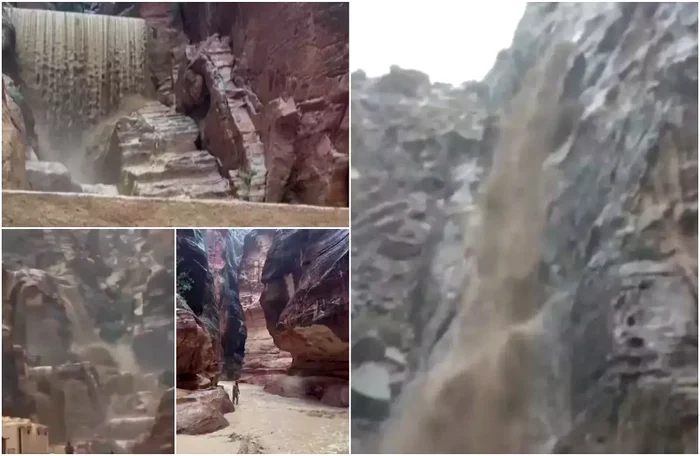 Turistă belgiană și fiul ei, uciși de viituri în situl arheologic Petra.