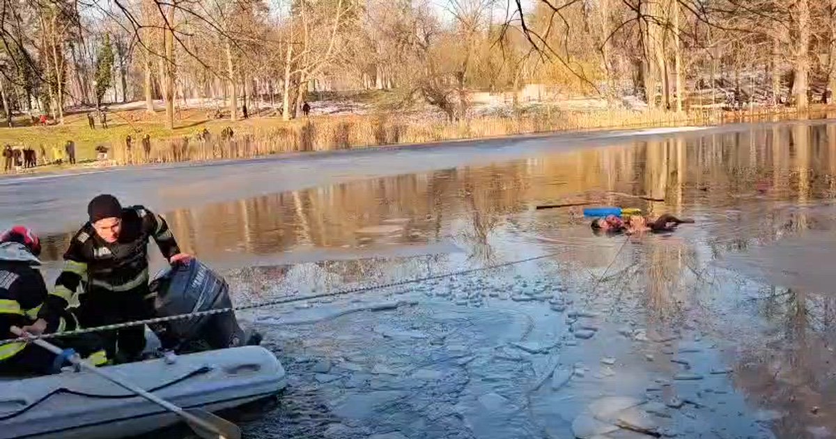 Misiune de salvare în Parcul Romanescu din Craiova