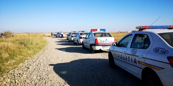 Campul unde a fost descoperita Adriana fetita din Dambovita FOTO Adevarul