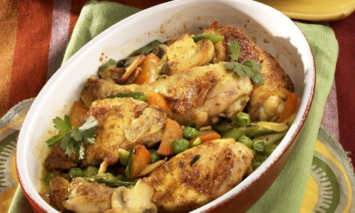 Baked Chicken Legs with Vegetable jpeg
