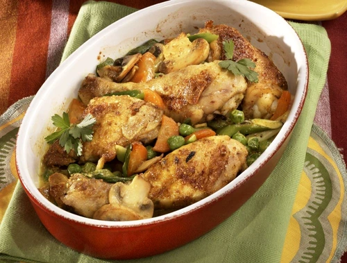 Baked Chicken Legs with Vegetable jpeg