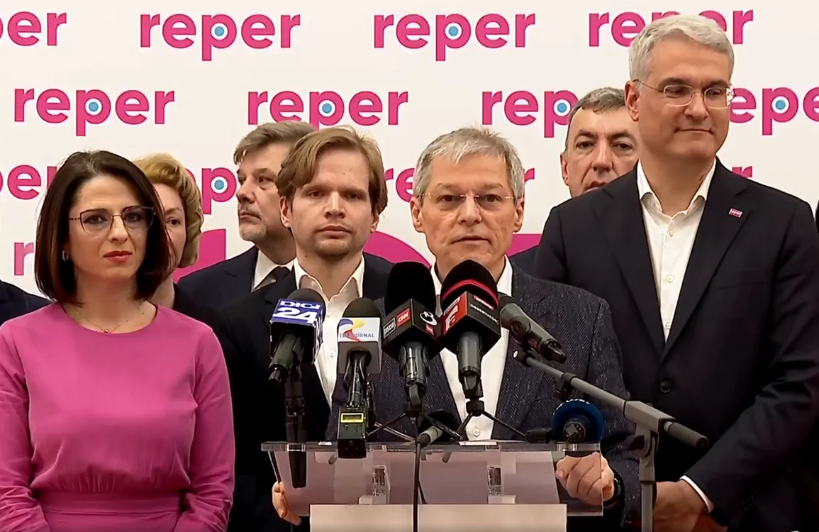 Cioloș, la lansarea listei candidaților REPER la alegerile europarlamentare Foto: captură de ecran