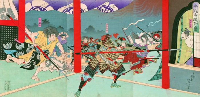 7 Honnoj moartea lui Oda Nobunaga jpg jpeg