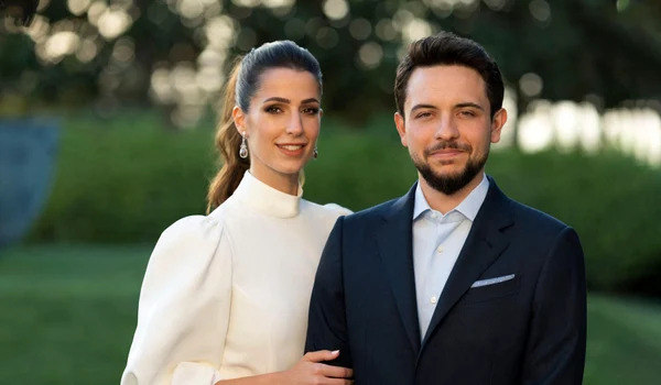 Prințul Hussein al Iordaniei și Prințesa Rajwa jpg