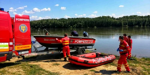 Copil inecat in Dunare FOTO ISU Giurgiu