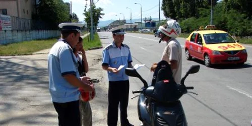 Mopedul era furat din Italia din 2007