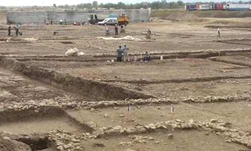 Oraş roman descoperit în Alba pe traseul autostrăzii Orăştie   Sibiu jpeg