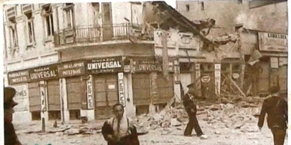 Bombardamentele sovietice asupra Constanţei 22-26 iunie 1941 Foto Arhivele Naţionale Constanţa