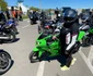 motociclisti la centrul de vaccinare din deva foto prefectura Hunedoara