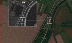 tren rusesc lovit de drone foto x png