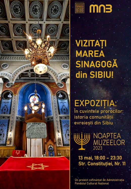 Două obiective care nu sunt incluse în circuitul turistic obișnuit: Sinagoga Mare din Sibiu și Sala cu Frescă 