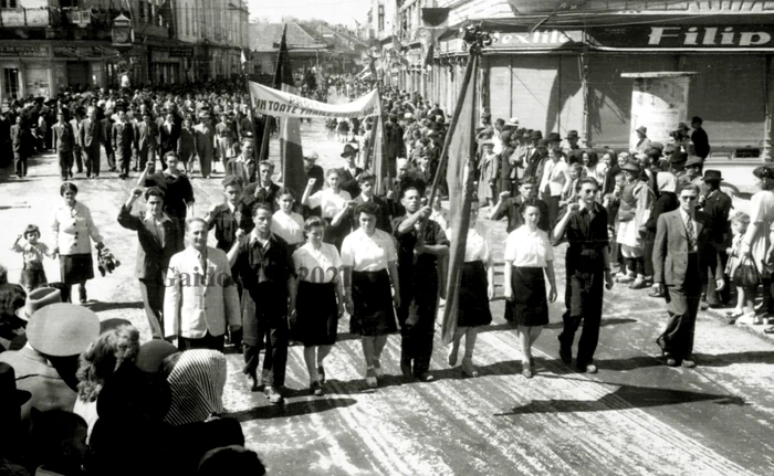 Parada de 1 mai 1947 FOTO Cristian Gaidoş/arhivă personală