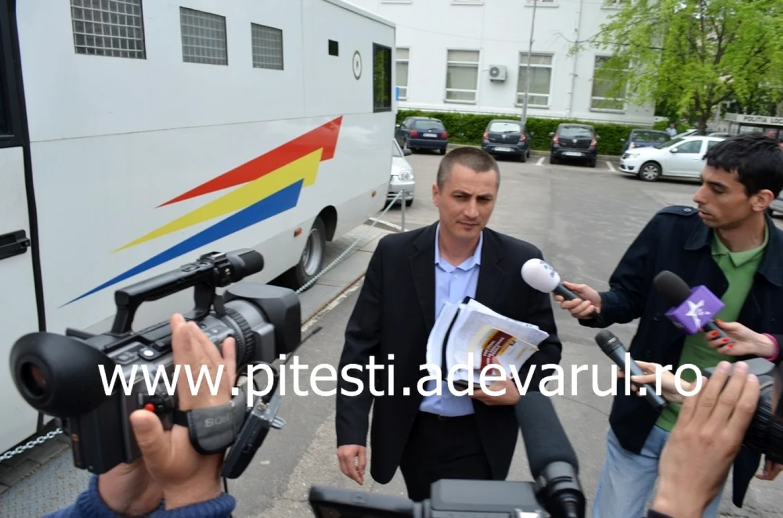 Cristian Cioacă a ajuns la Curtea de Apel Piteşti        Foto Laurenţiu Ionescu
