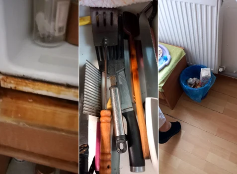Condițiile din Azilul Casanova din Râmnicu Vâlcea descoperite de autorități Colaj jpg