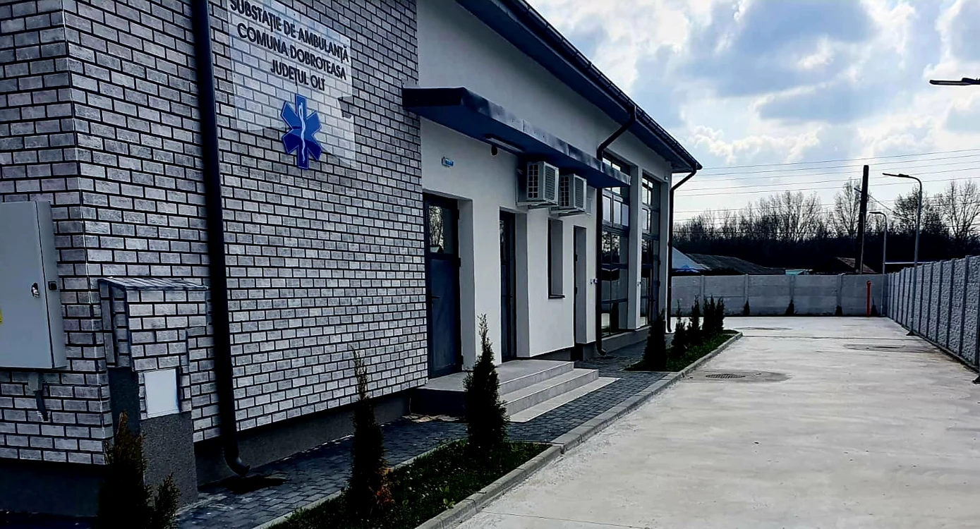 Subunitatea ISU Olt din Dobroteasa este dotată și cu stație de ambulanță
