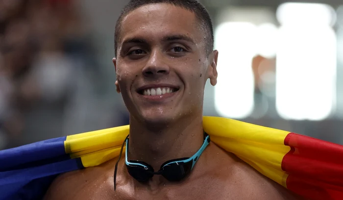 David Popovici, campion european a treia oară consecutiv la 100m liber (FOTO: EPA)