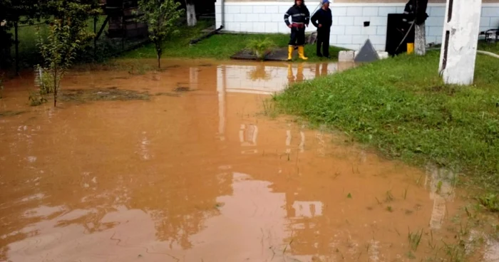 Ploile au produs din nou pagube. ISU Hunedoara.