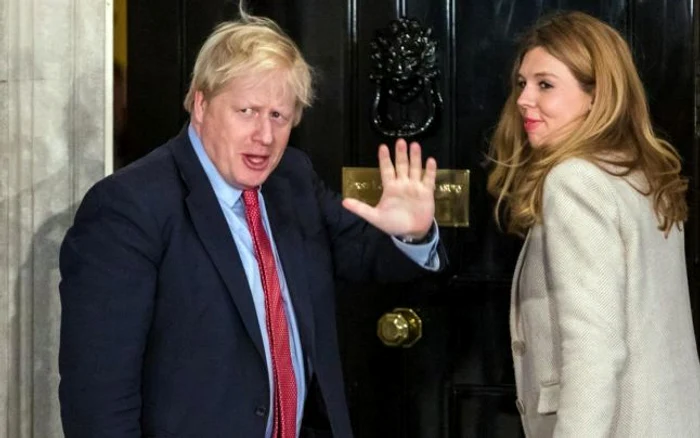 Boris Johnson şi Carrie Symonds FOTO EPA-EFE
