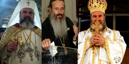 ARTICOL Patriarhul Daniel Preasfinţiţii Teofan  Ioachim Băcăuanul FOTO Colaj Adevărul/Mediafax