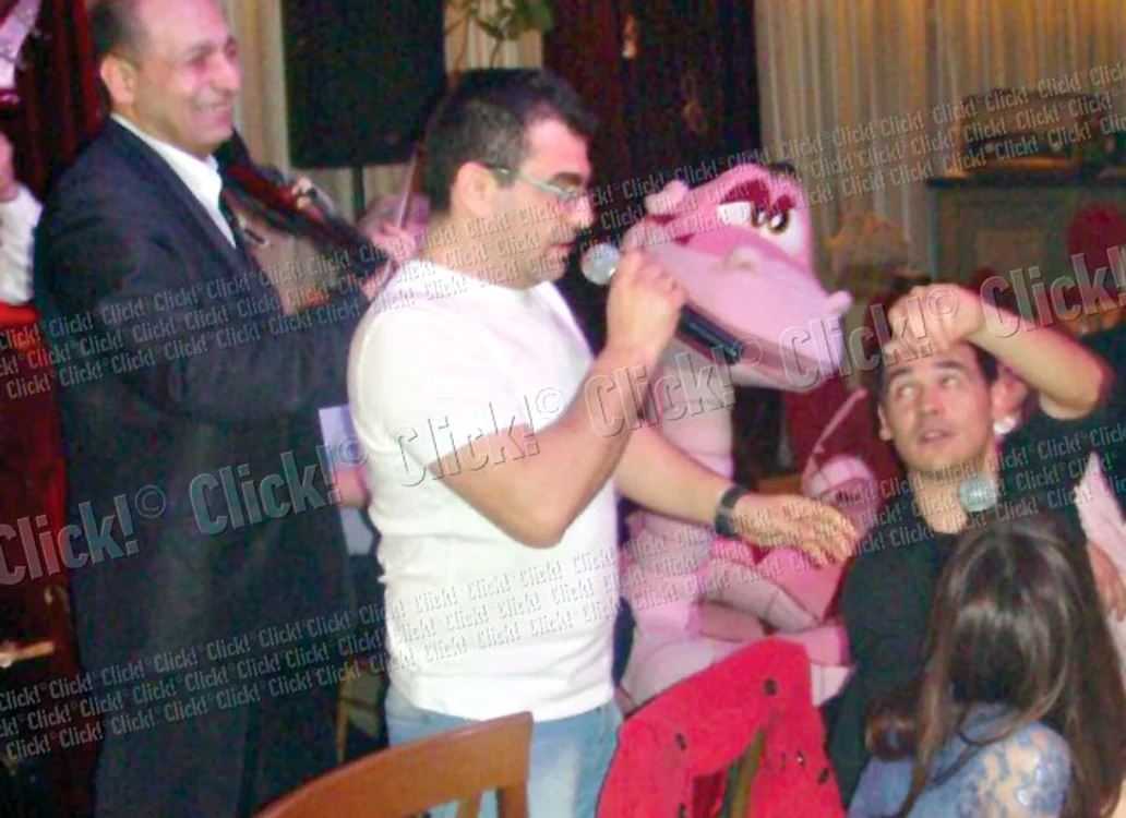 Mihai Mărgineanu (stânga)  şi Răzvan Simion  au fost şi ei invitaţi
