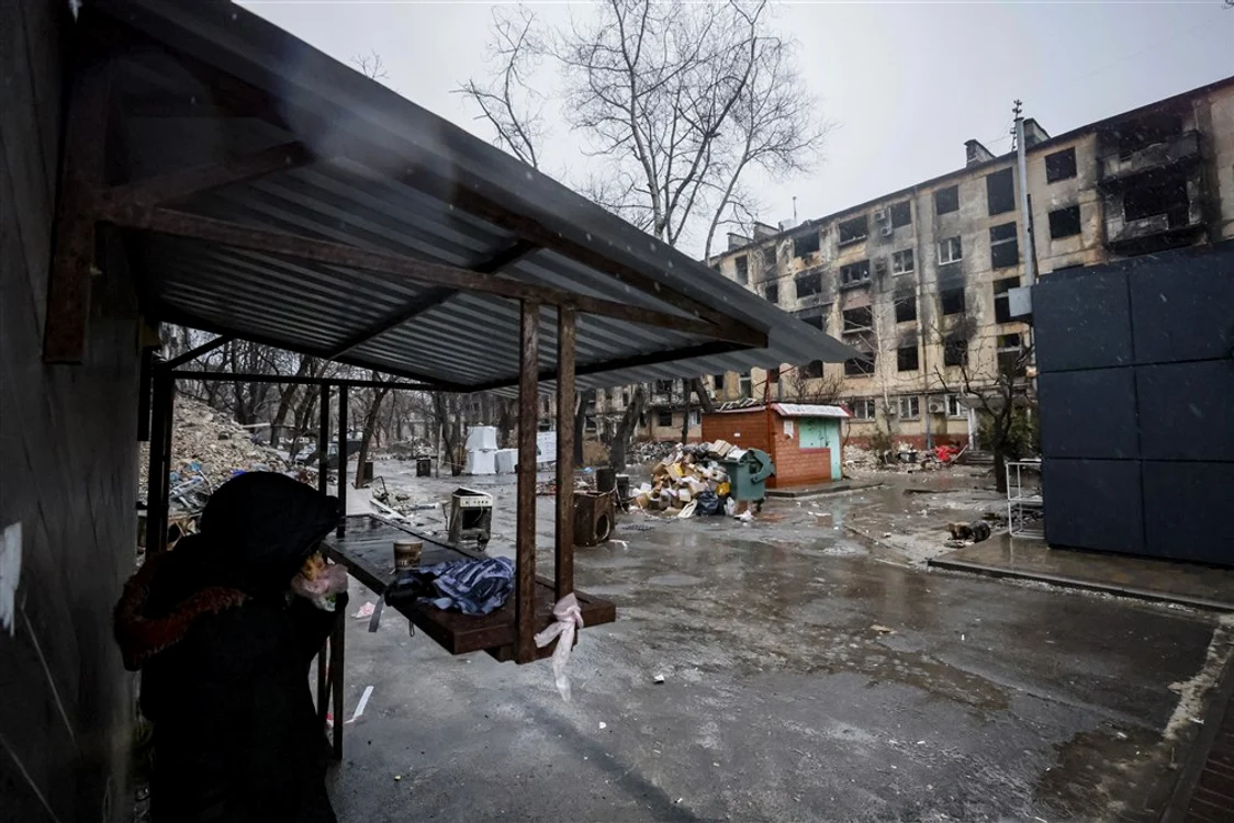 O mare parte din clădirile din Mariupol au fost distruse FOTO EPA-EFE