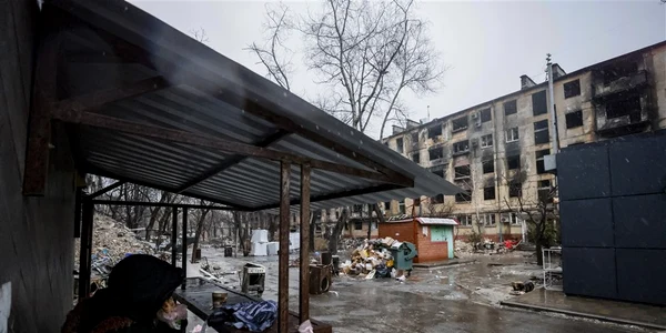 Război în Ucraina Mariupol 12 decembrie 2022 FOTO EPA-EFE