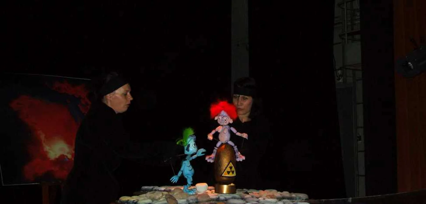 Secvenţă din piesa „Universul din lanterna magică“
