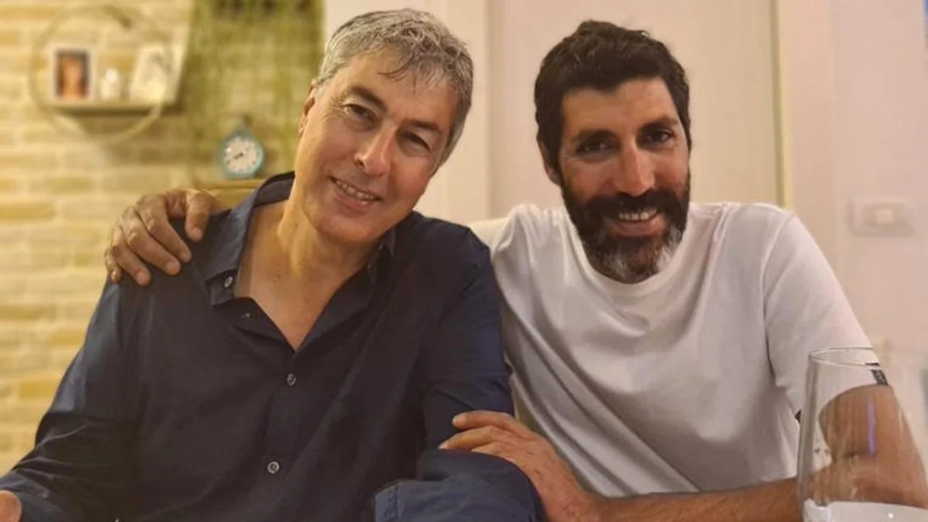 Bitton împreună cu nepotul său Tamir FOTO via CNN